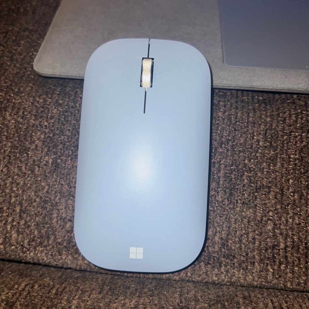 Microsoft Blue Modern Mobile Mouse